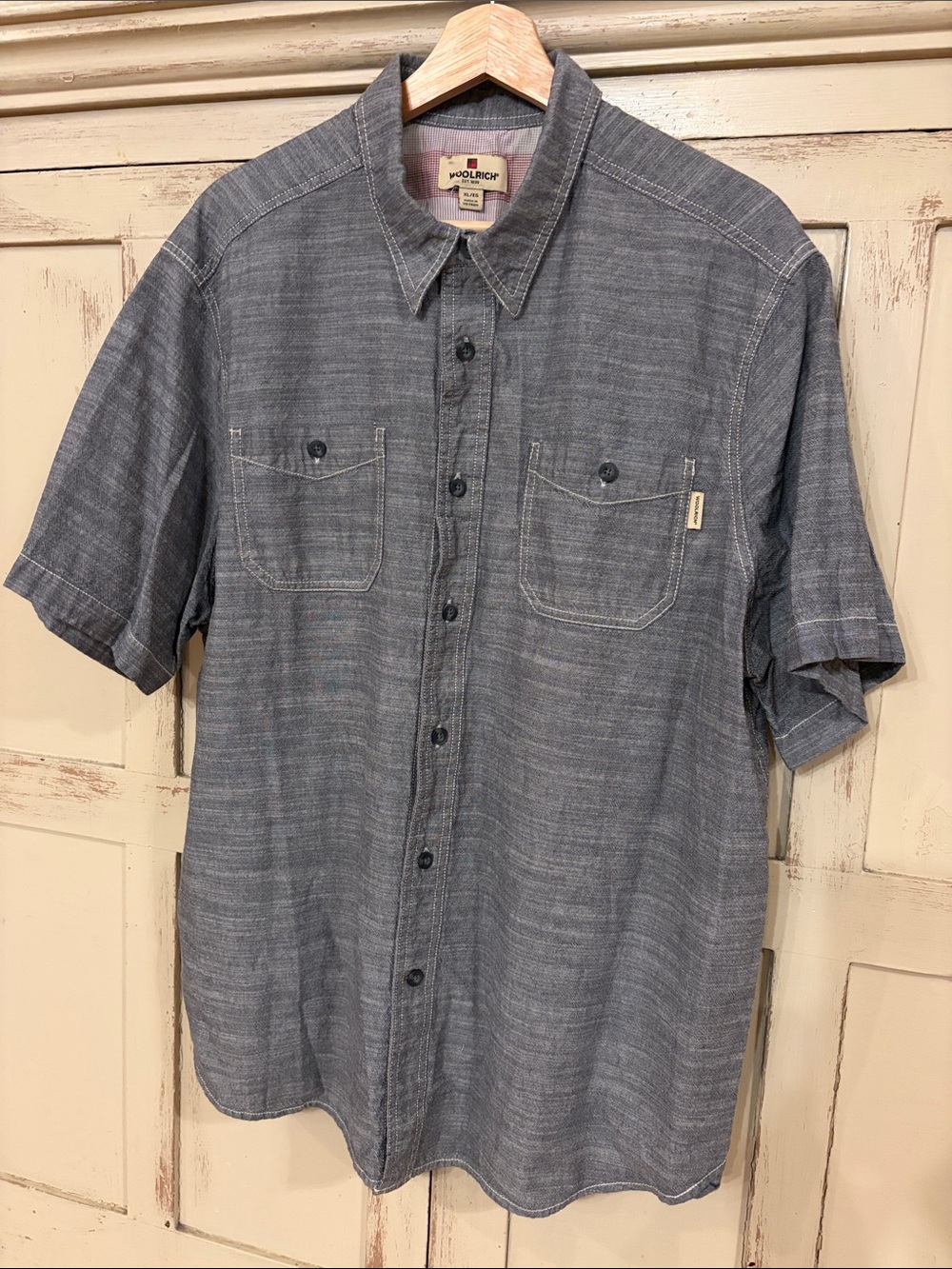 Woolrich Men's XL 100% Cotton Button Down Shirt